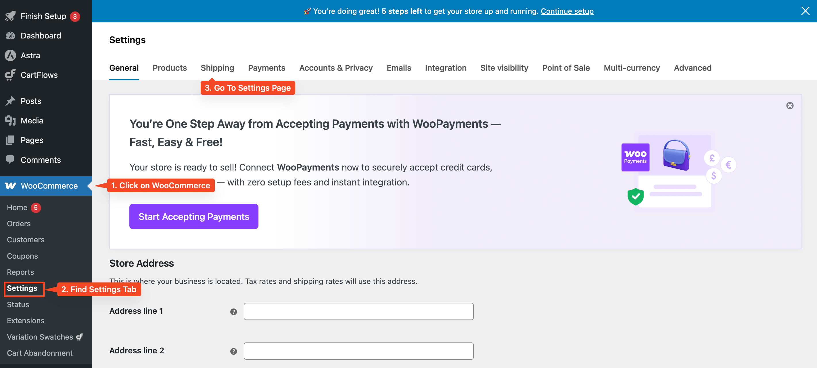 Configuring WooCommerce Shipping Zones