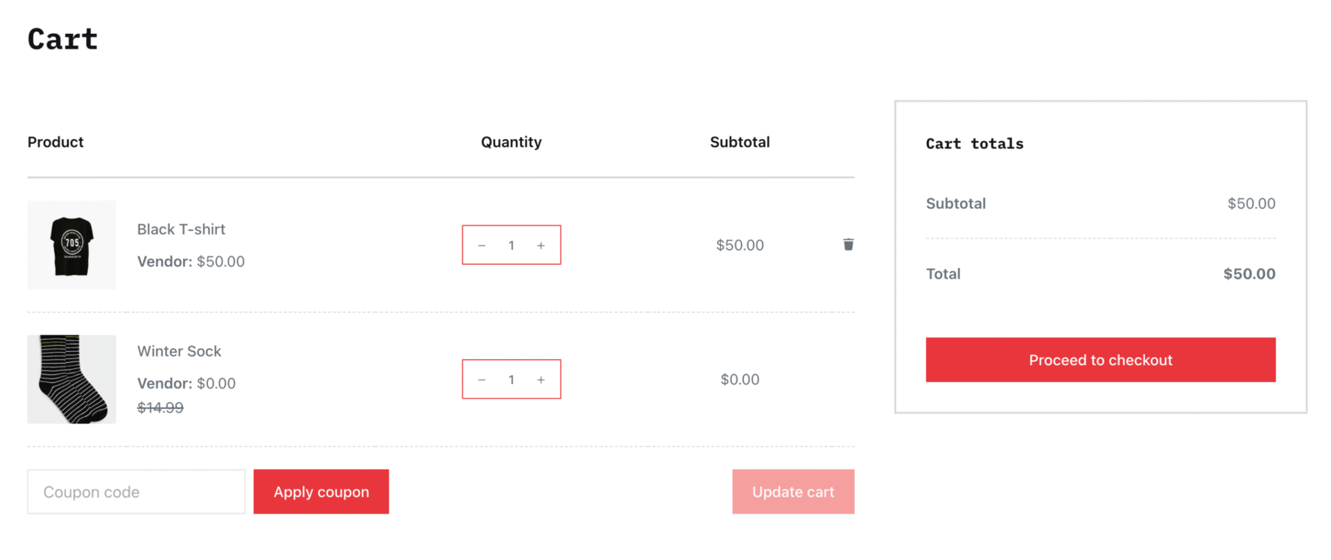 This image shows the BOGO deal working