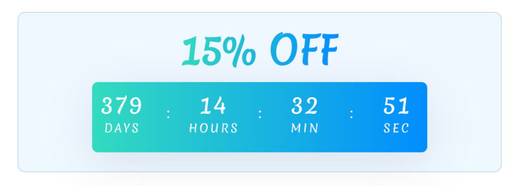 Sales Countdown Timer in StoreGrowth