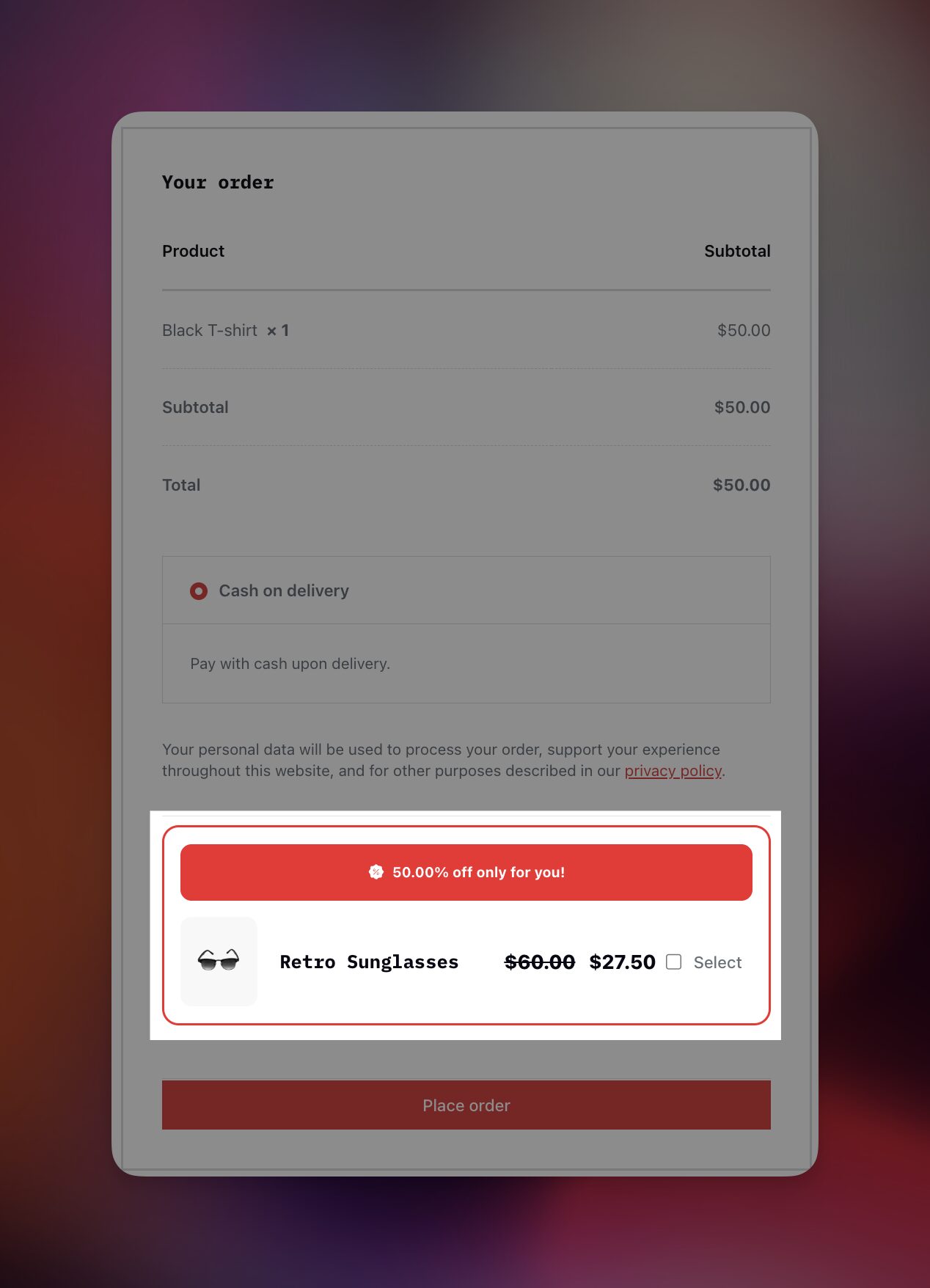 Checkout Upsell Order Bumps that convert